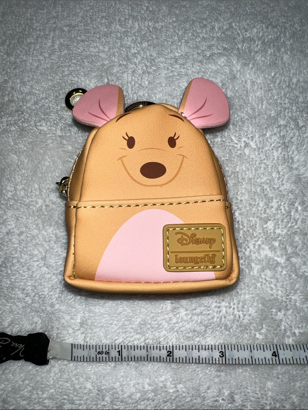 Loungefly Kids Kangaroo Coin Purse in Tan & Pink